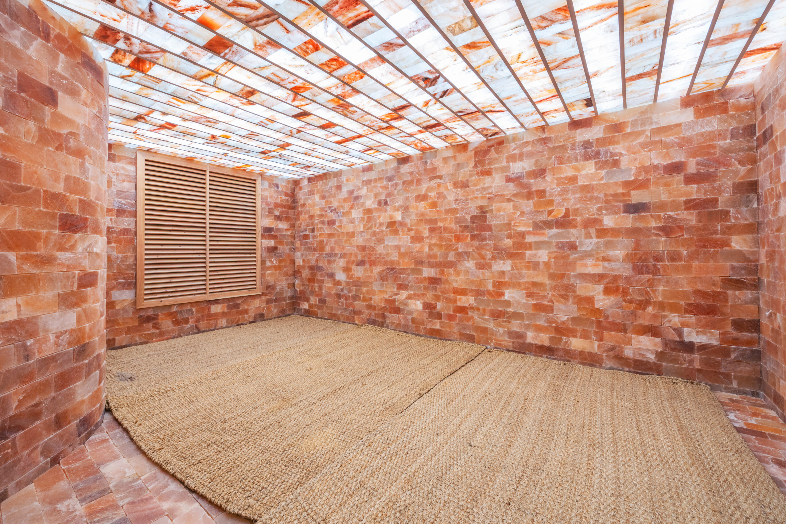 Inside the Halotherapy sauna room