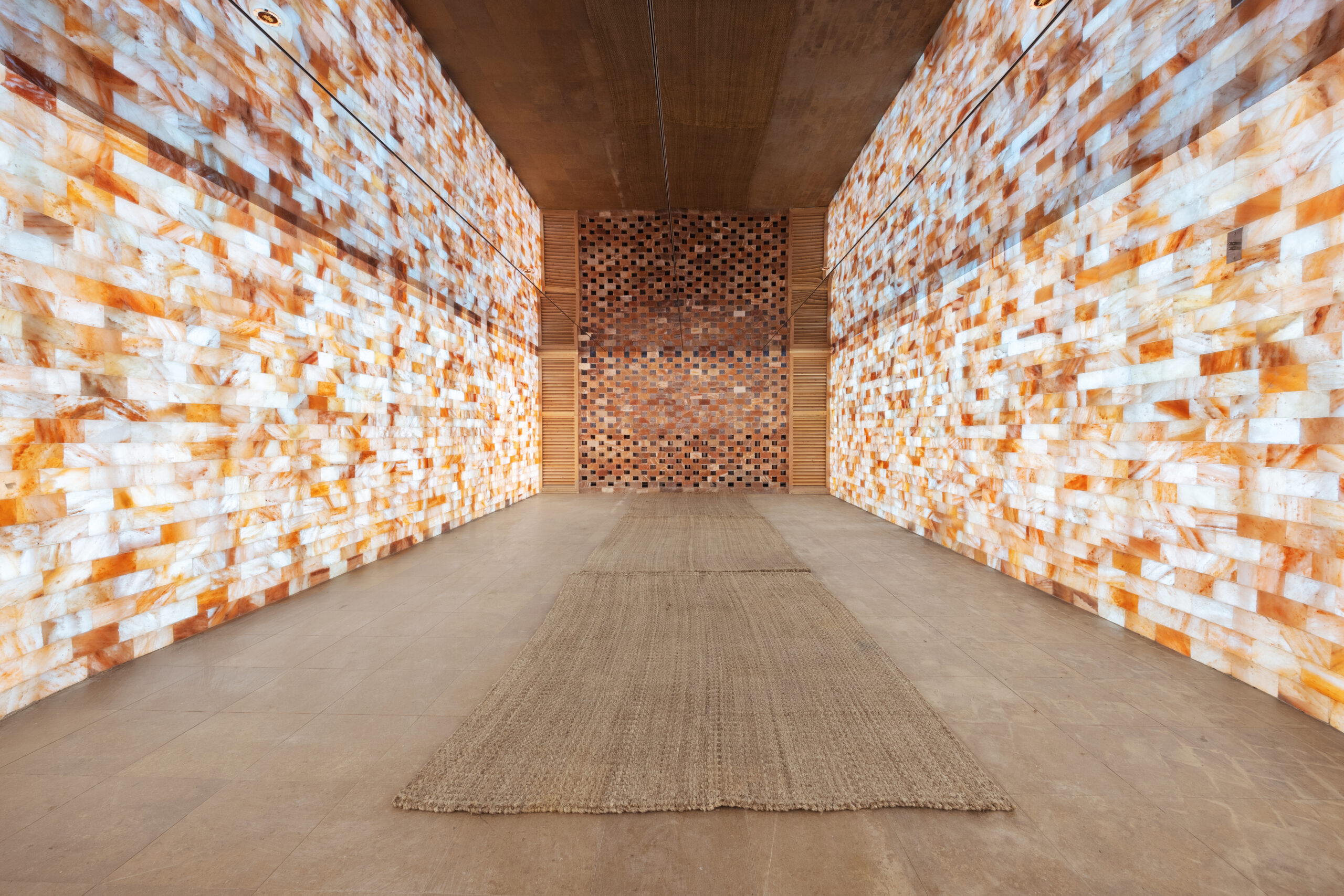 entryway of Himalayan Salt Sauna